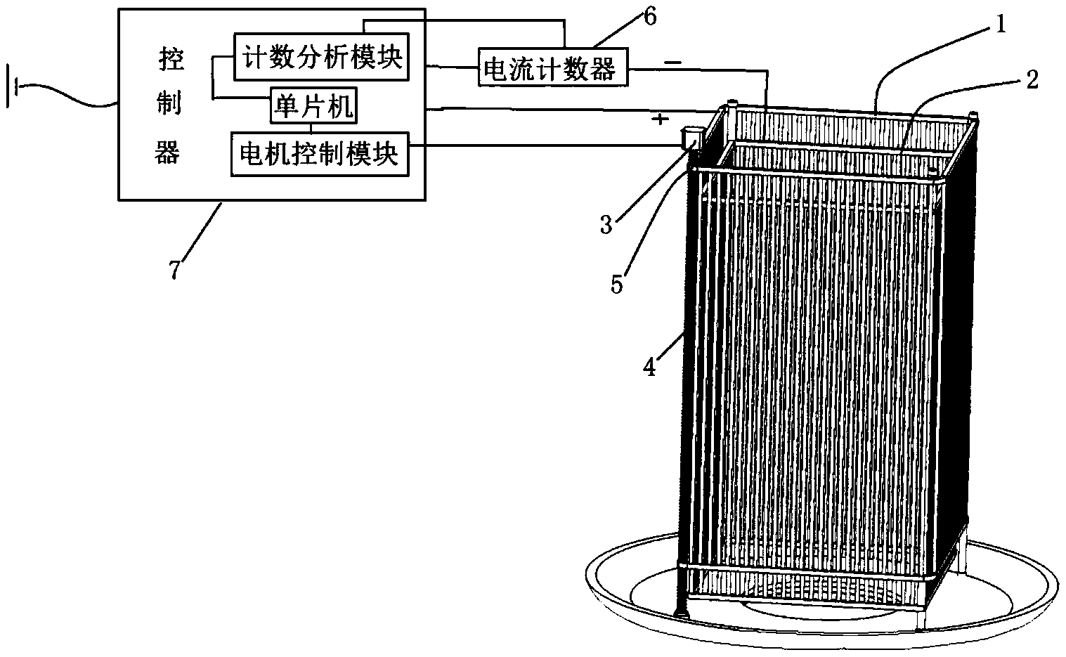 由高壓放電次數判定電網交替開啟頻率的自動清蟲裝置