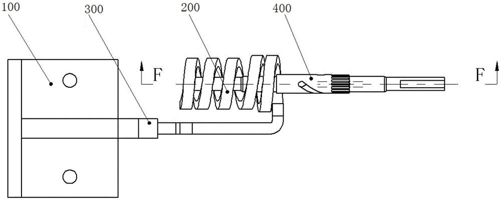 cn210261858u_一种山地自行车后轴整体回火感应器有效