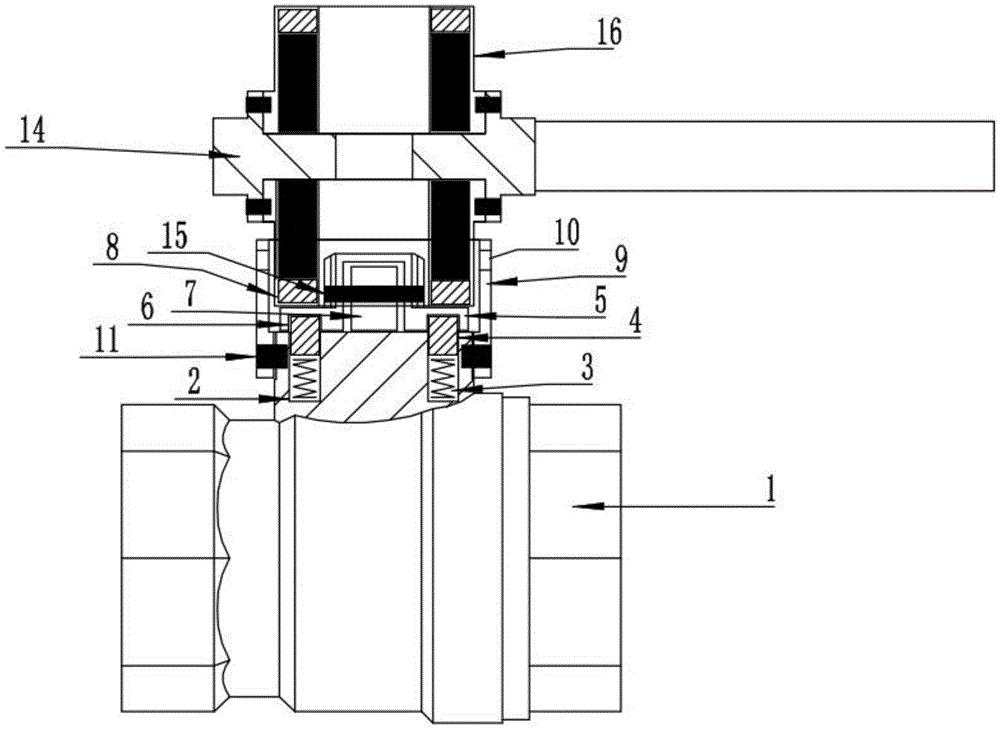 一种新型磁性锁闭阀
