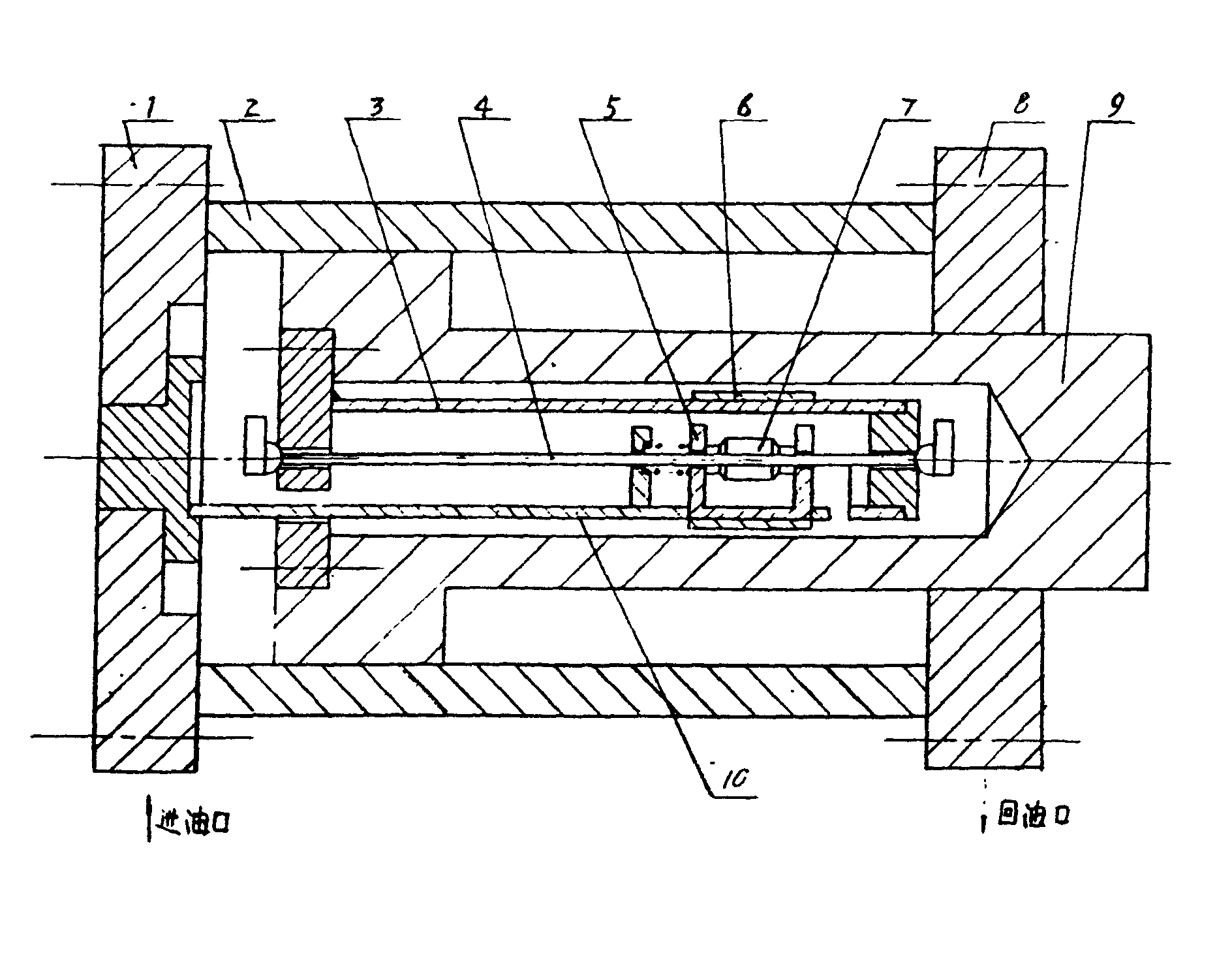 内装磁栅位移传感器的液压缸