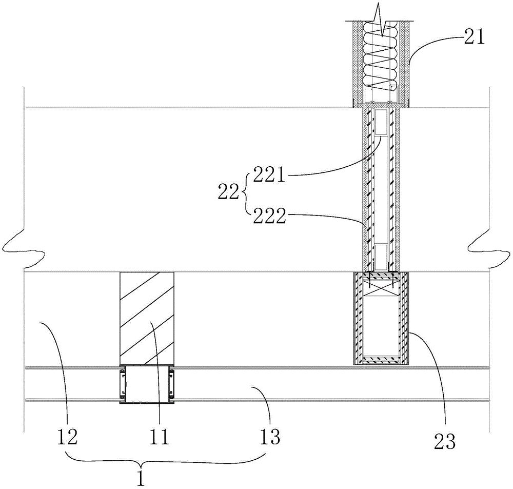 与框支撑玻璃幕墙的玻璃交汇的隔墙收口结构专利_专利查询 - 天眼查
