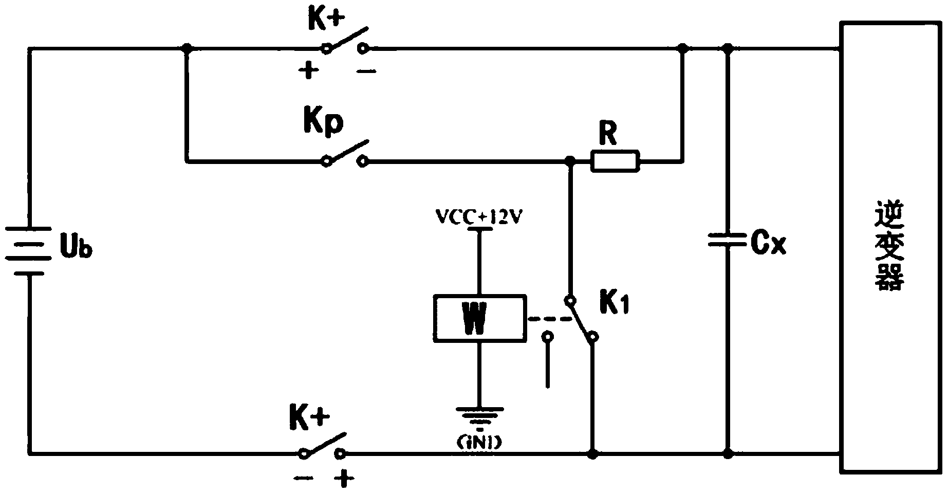 一种电动汽车充放电控制电路
