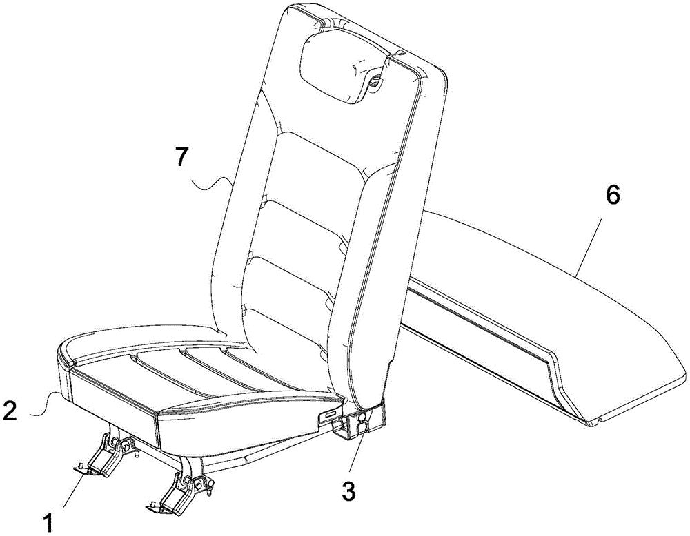 一种汽车后排座椅