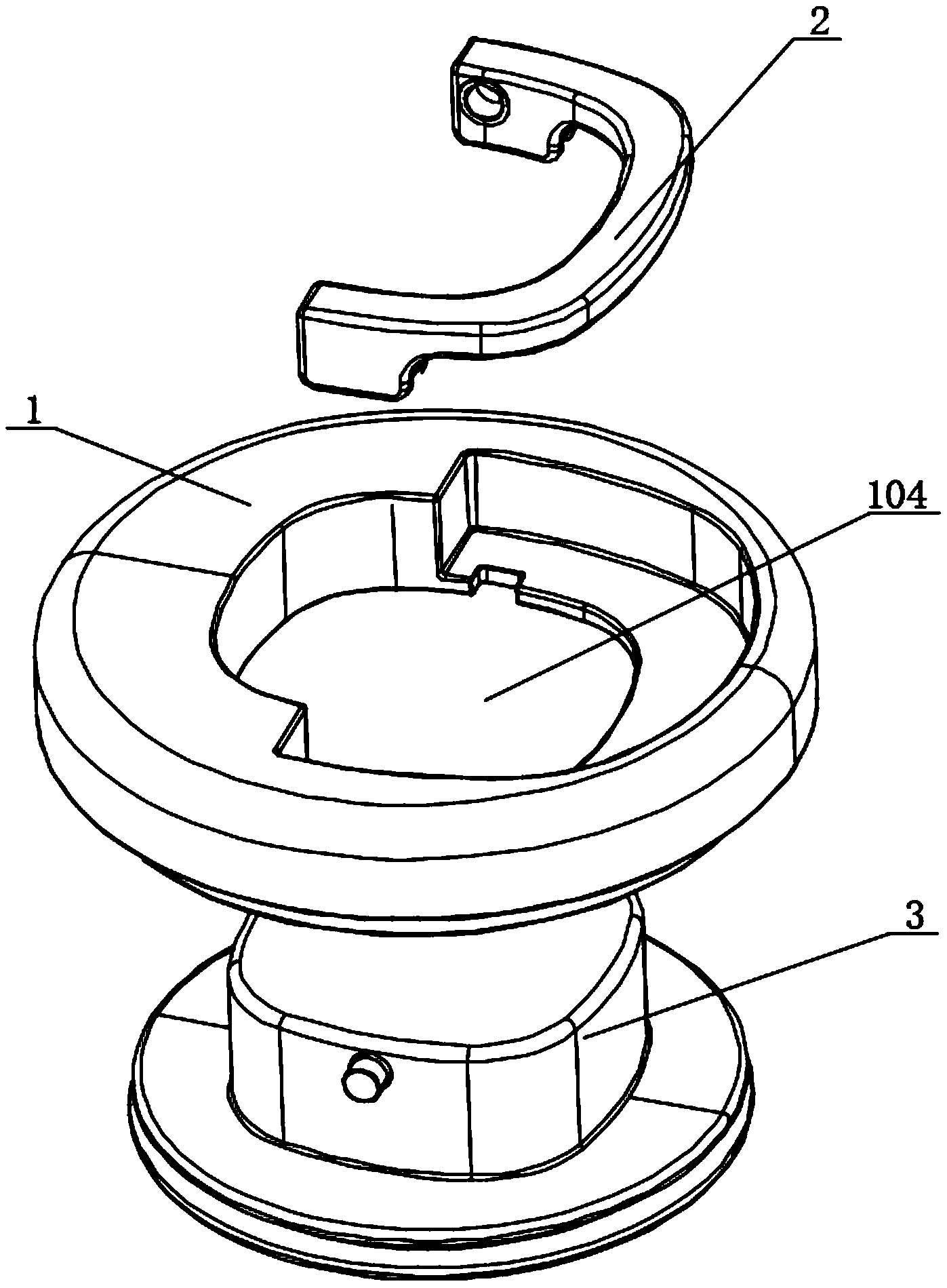 转动式密封瓶盖结构