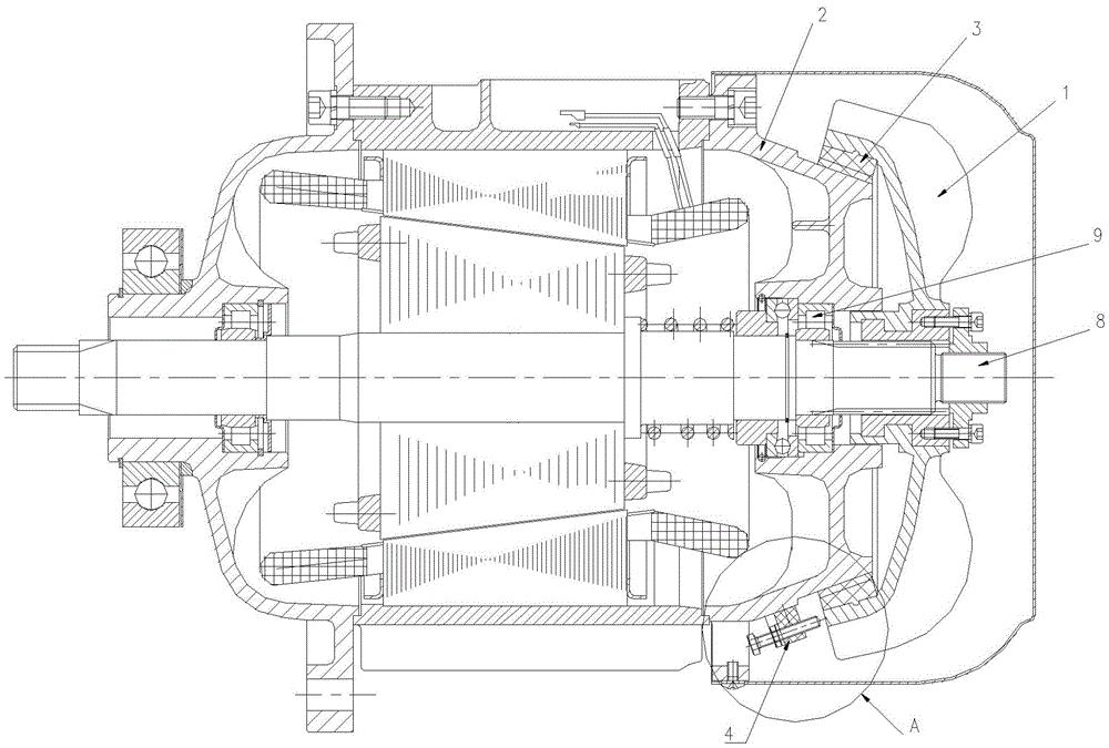 锥形电机内部结构图图片