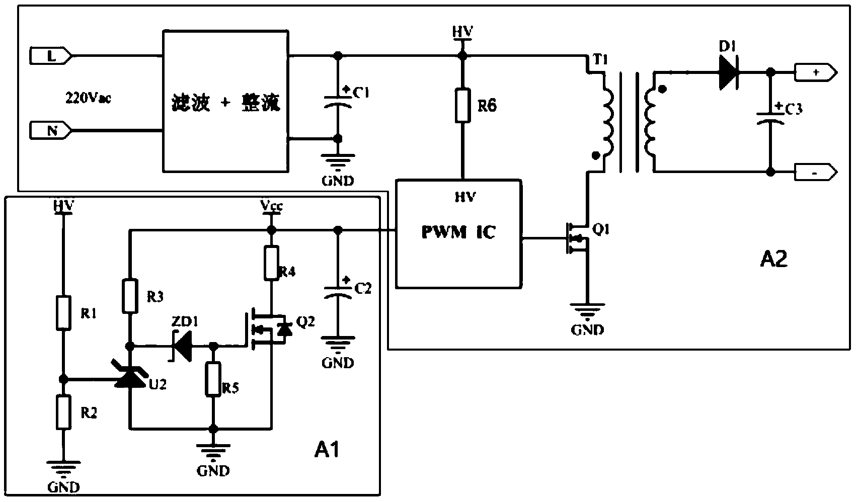 过欠压保护器原理图图片