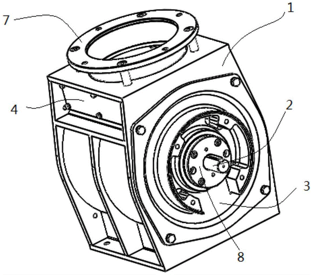 一种四叶节能防堵关风器