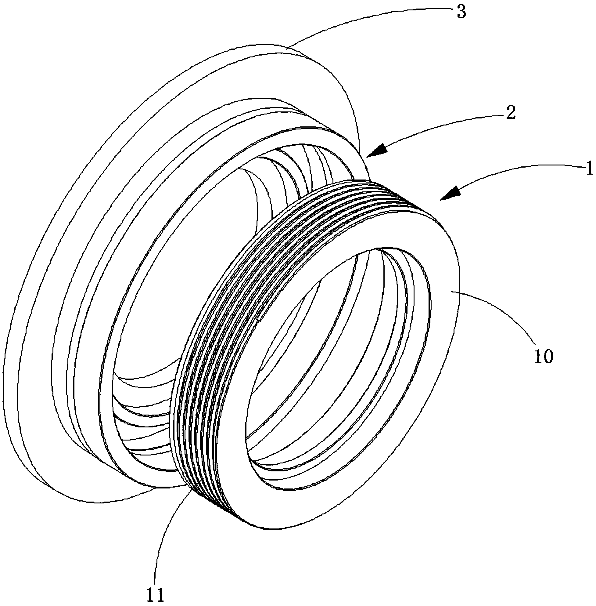 用于水轮机转轮密封的迷宫环以及水轮机