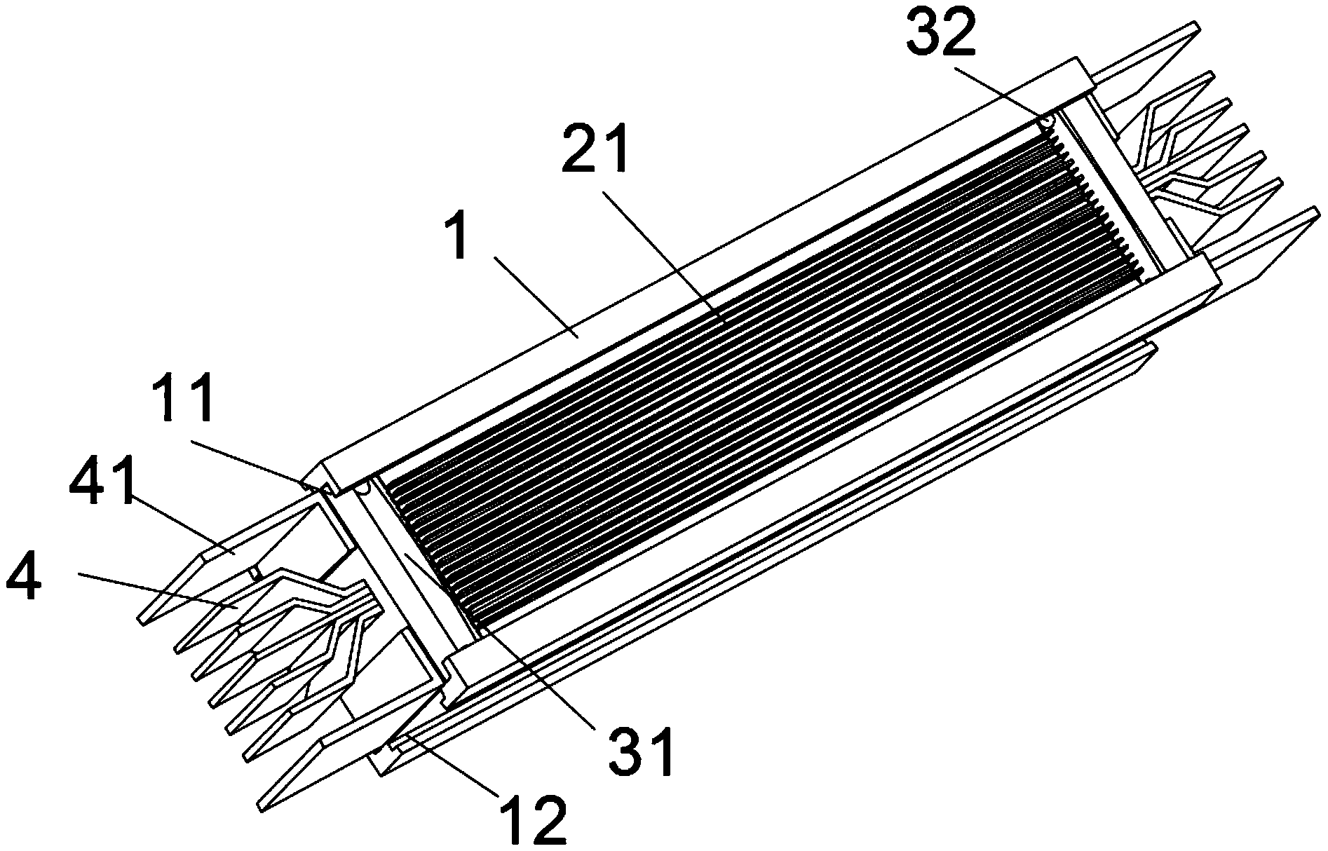 一种铝合金外壳密集型绝缘母线槽