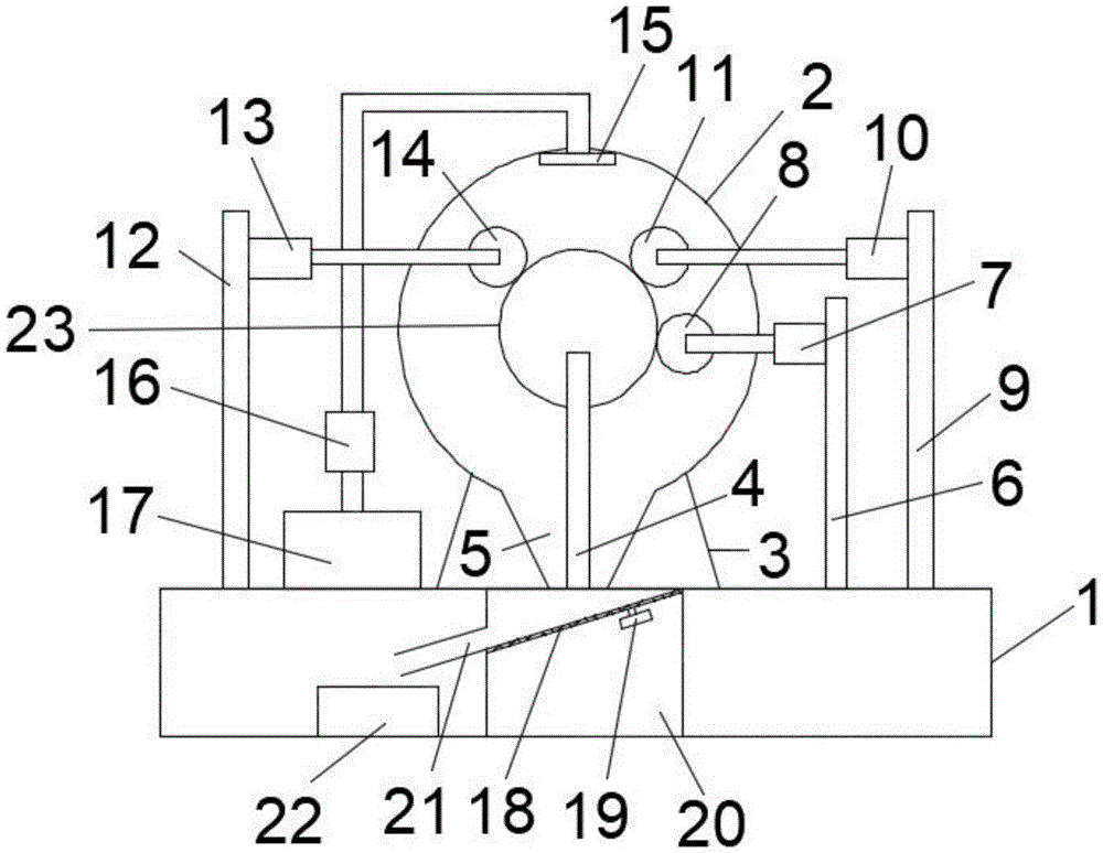 cn210588468u_一种无心磨床有效