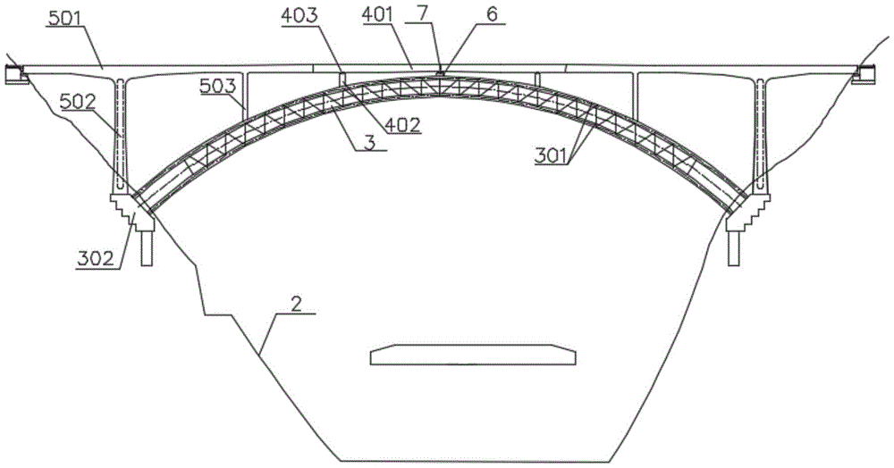 cn210657938u_一种上承式拱-刚构连续梁组合桥有效
