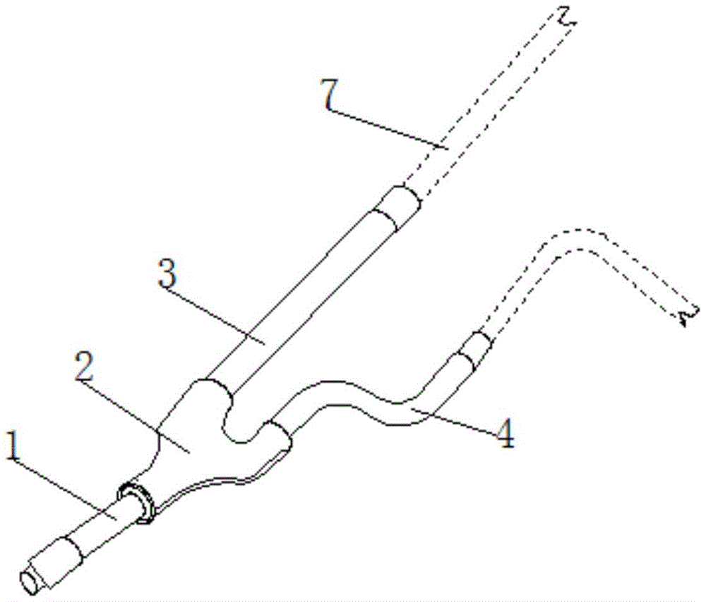 一种中央空调vrv系统管道安装分歧管