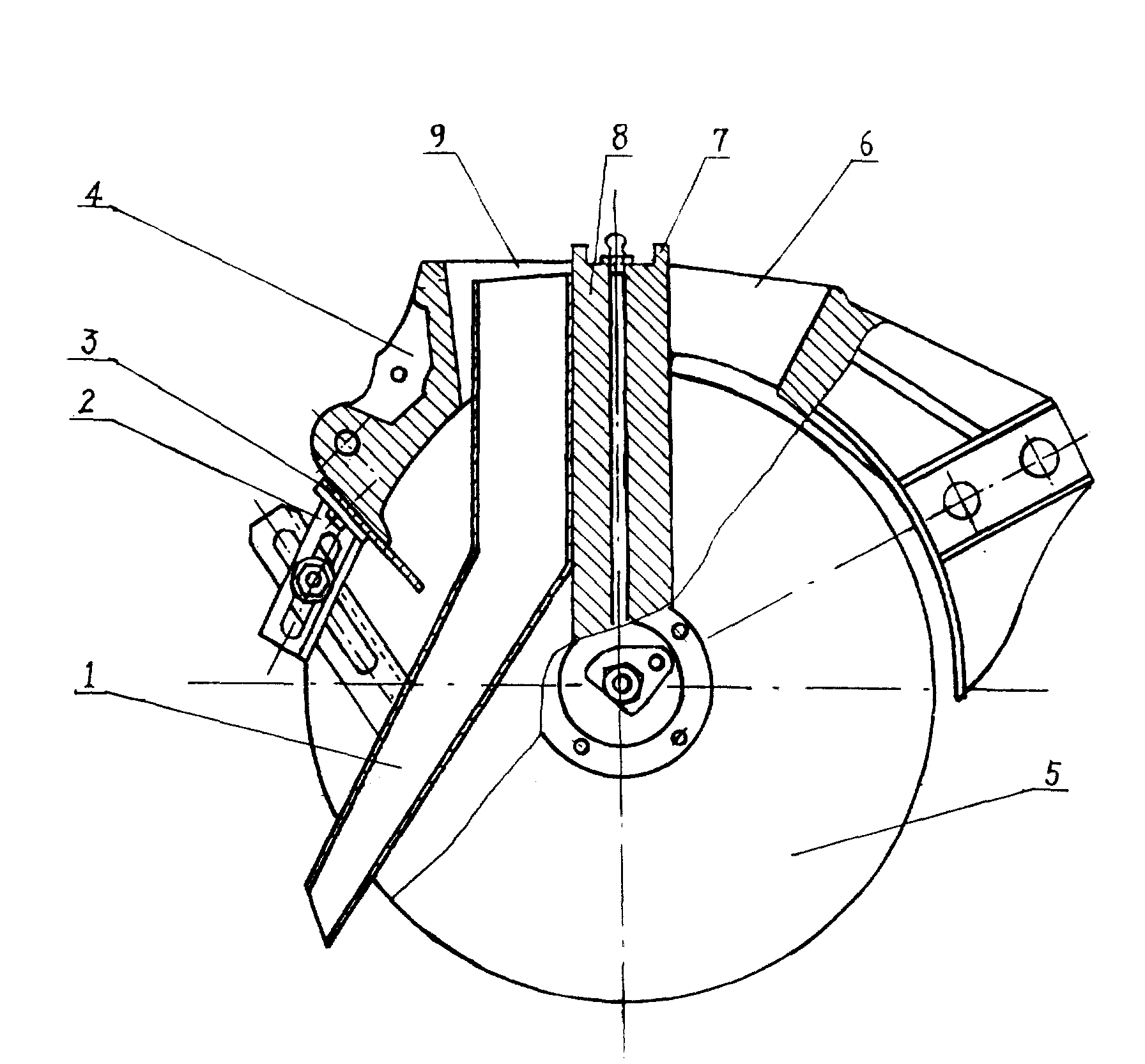 种肥分层定位双圆盘开沟器