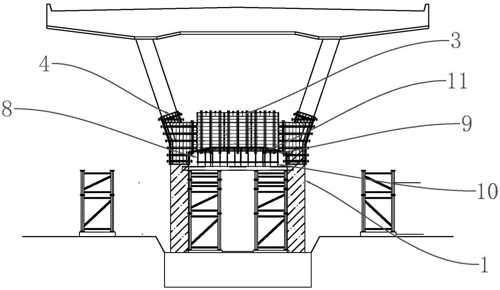 cn210975551u_一种墩柱系梁施工的支模架有效