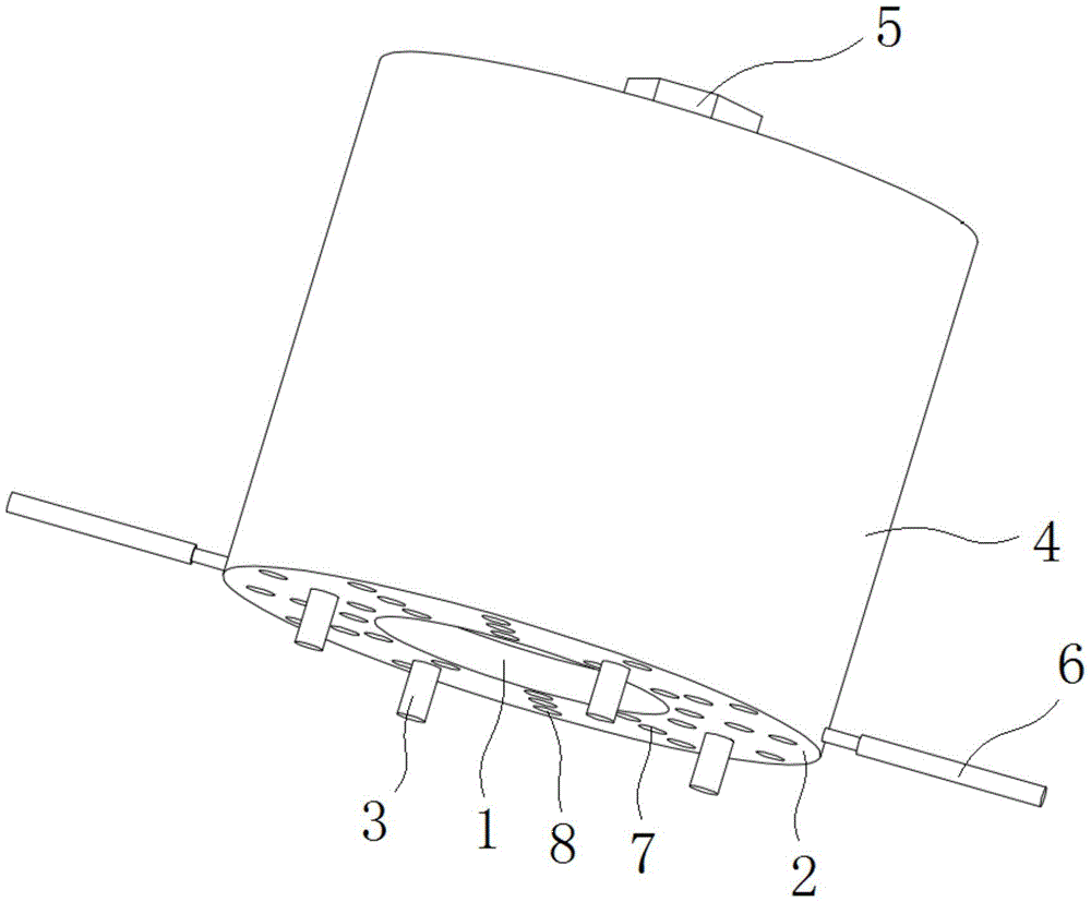 cn210998466u_一种主变压器套管将军帽杯拆装工具有效