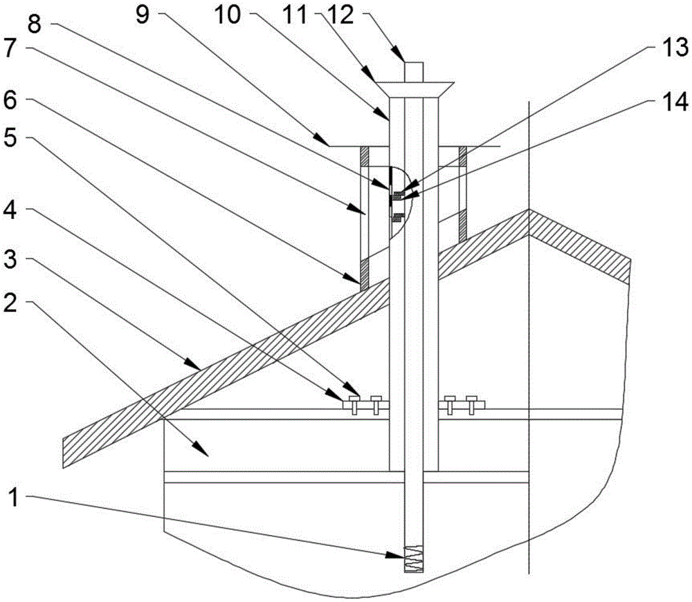 一种自适应型伸顶通气管