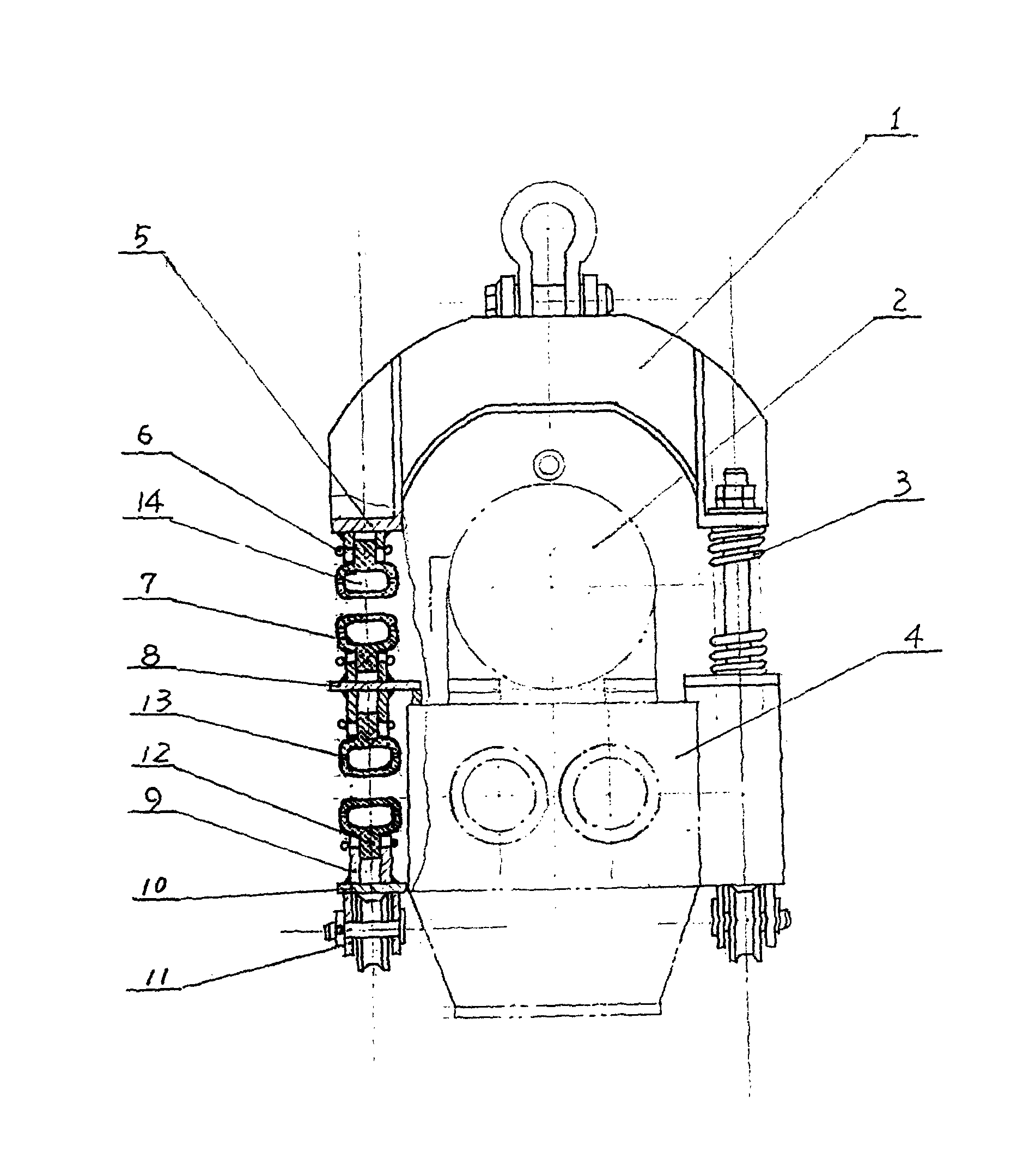 振动桩锤缓冲装置