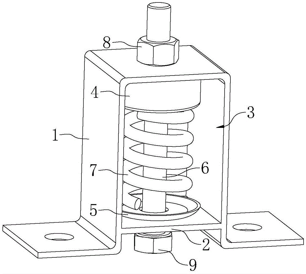 cn211198385u_一种用于工地施工建筑的吊装减震装置有效