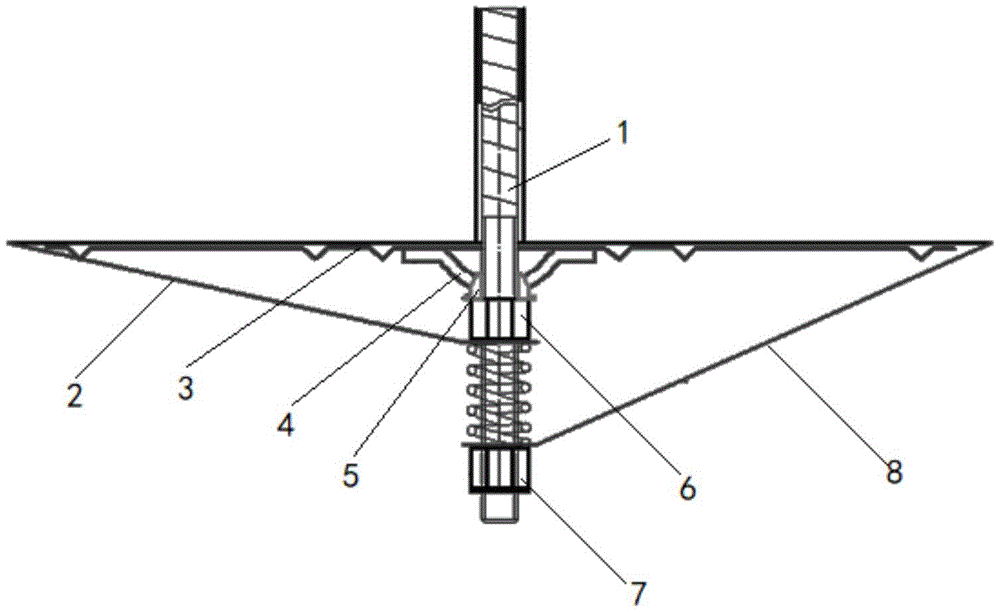 一种锚杆防崩装置