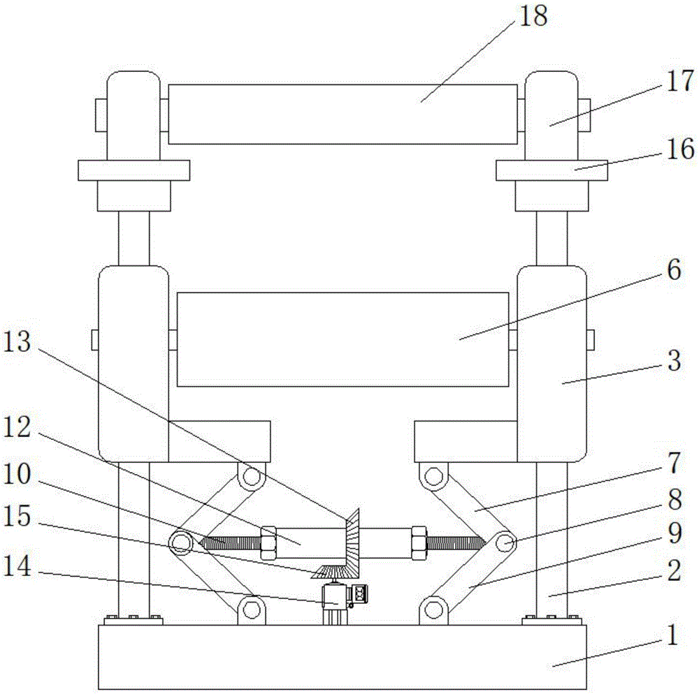 cn211225715u_一种标签印刷张力调节缓冲结构有效