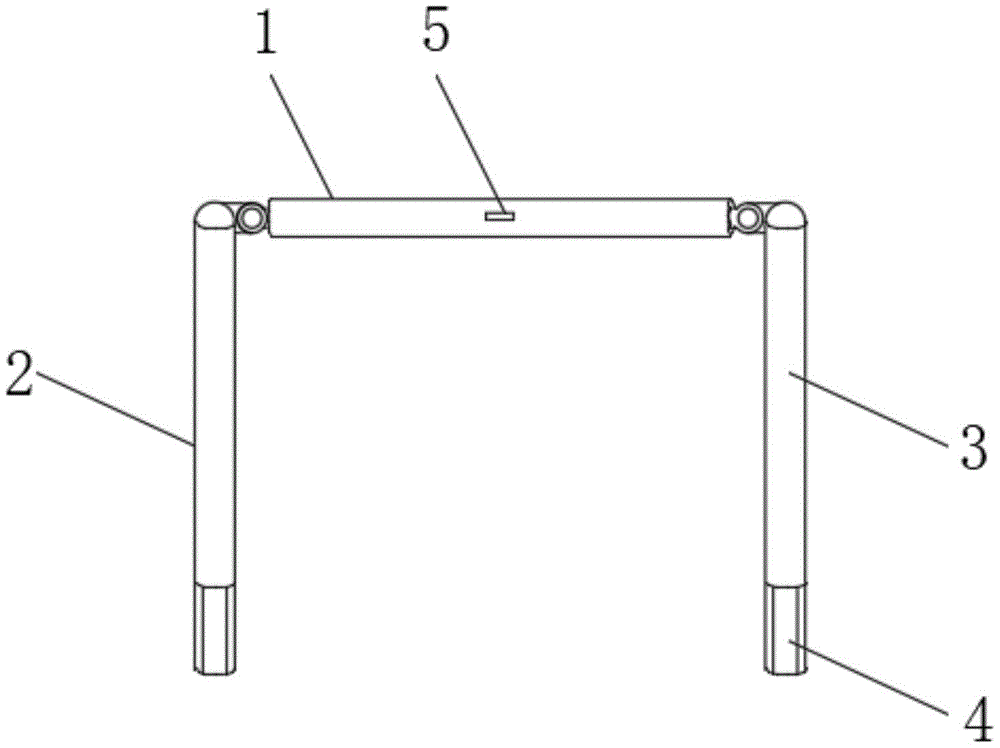 cn211245320u_一种训练单杠用安装结构有效