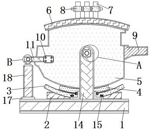 cn211255980u_一种高功率炼钢电弧炉有效