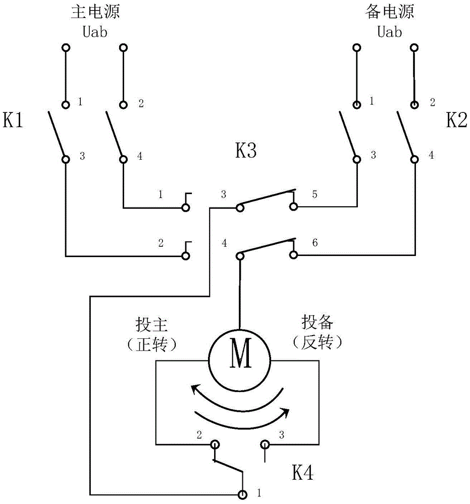 转换开关画法图片