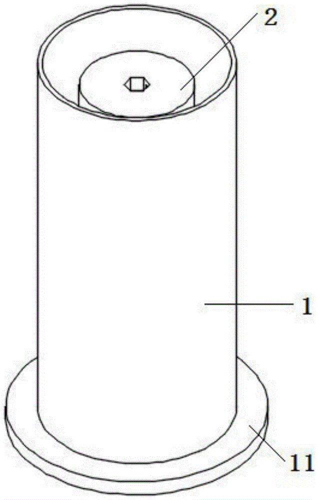 一种容积可调的聚四氟乙烯量筒