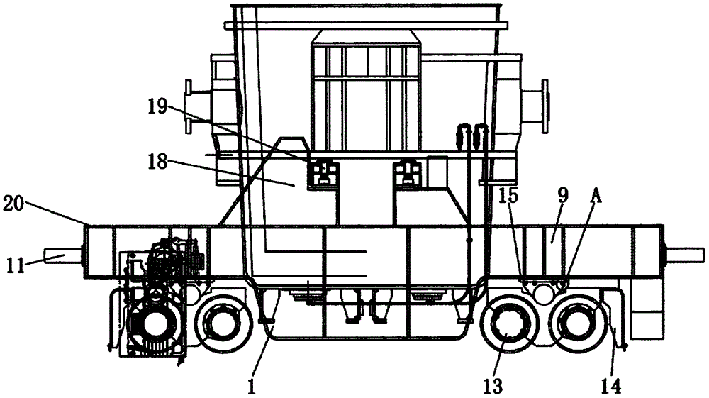 cn211360642u_一种c型钢包车有效