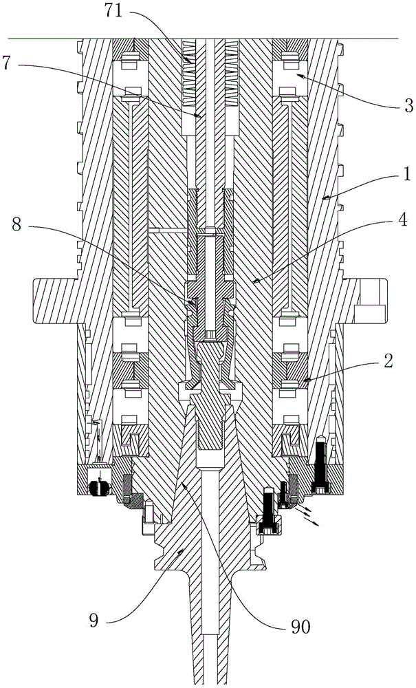cn211360671u_一种直联式机械主轴有效