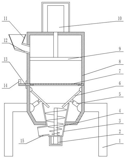 cn211462271u_一种便于滤后取料的医药中间体生产用压滤罐有效
