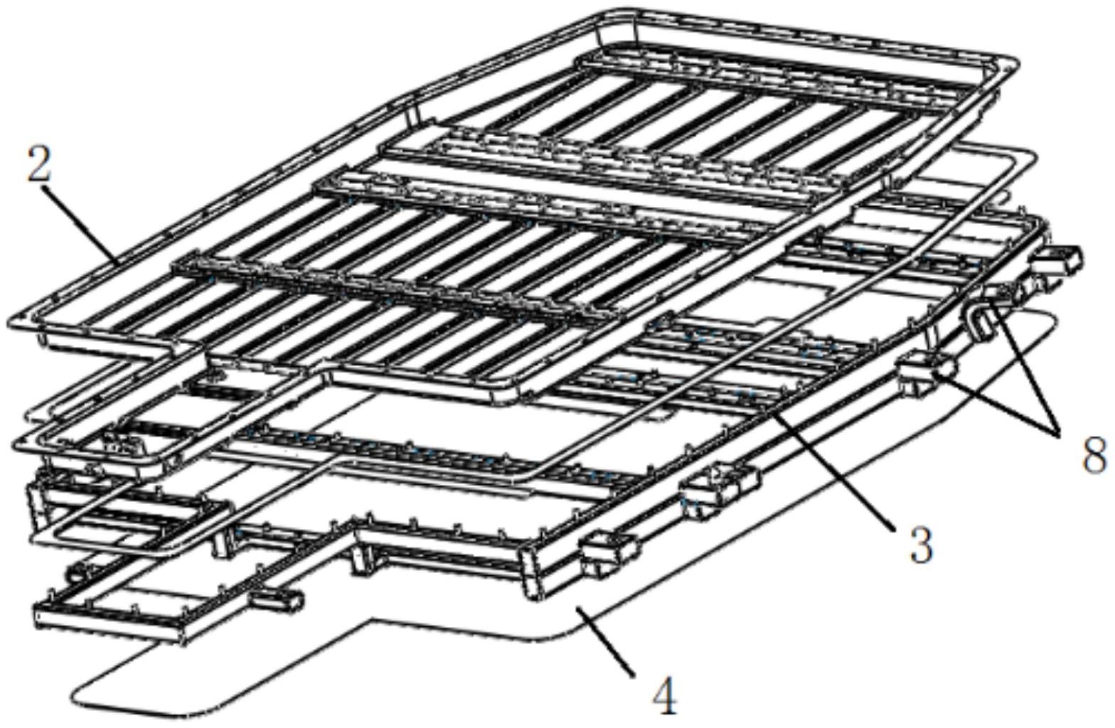cn211480145u_一种轻量化动力电池箱体结构