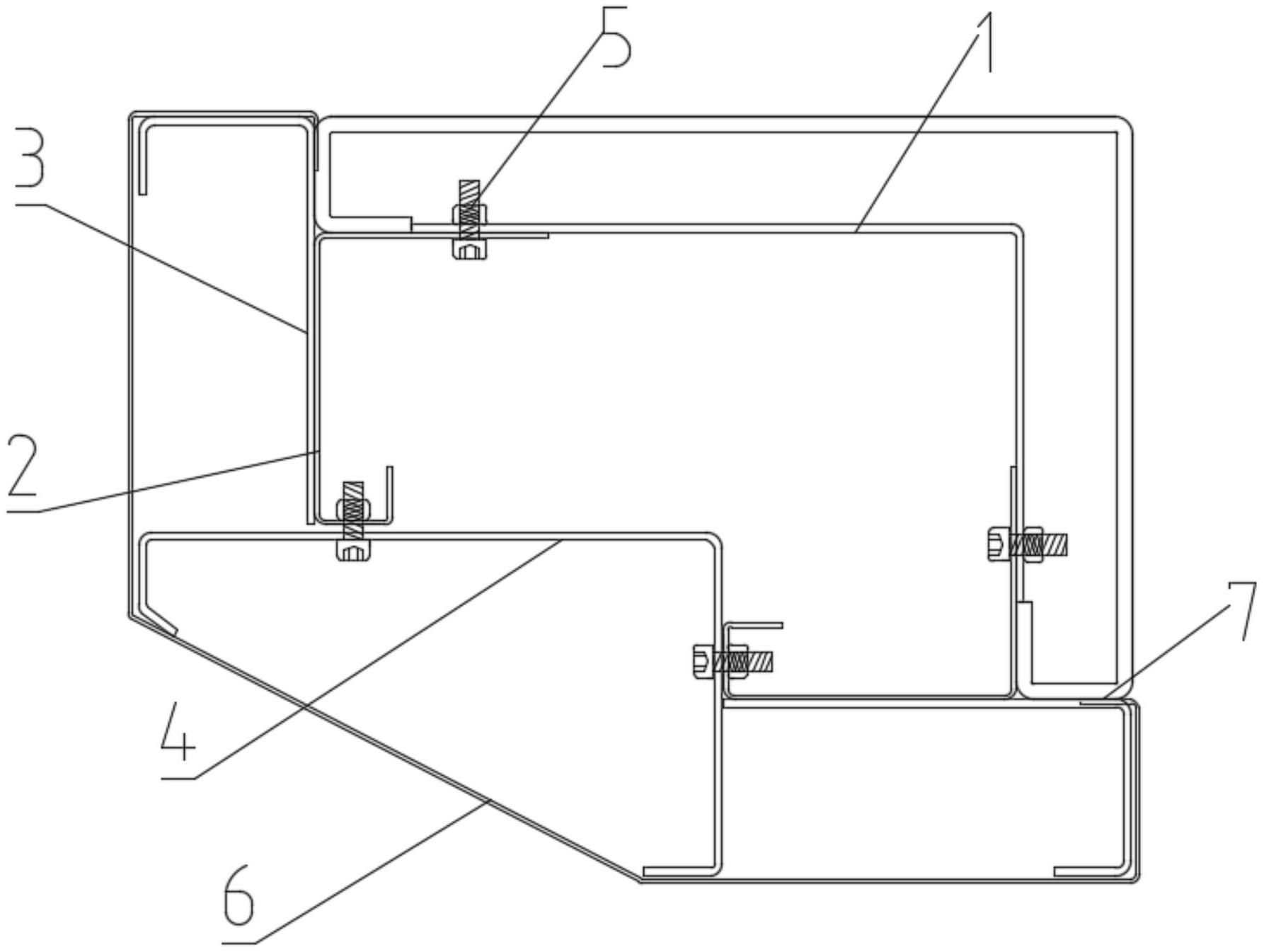 cn211499571u_一种卡扣式包l形柱结构有效