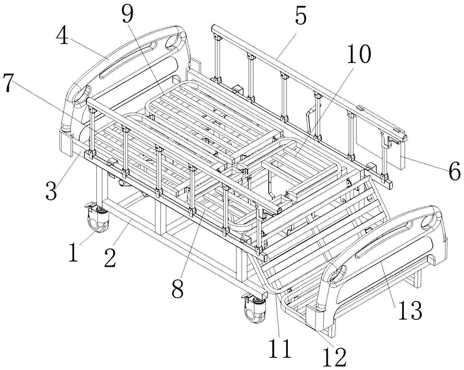 一种翻身坐姿病床
