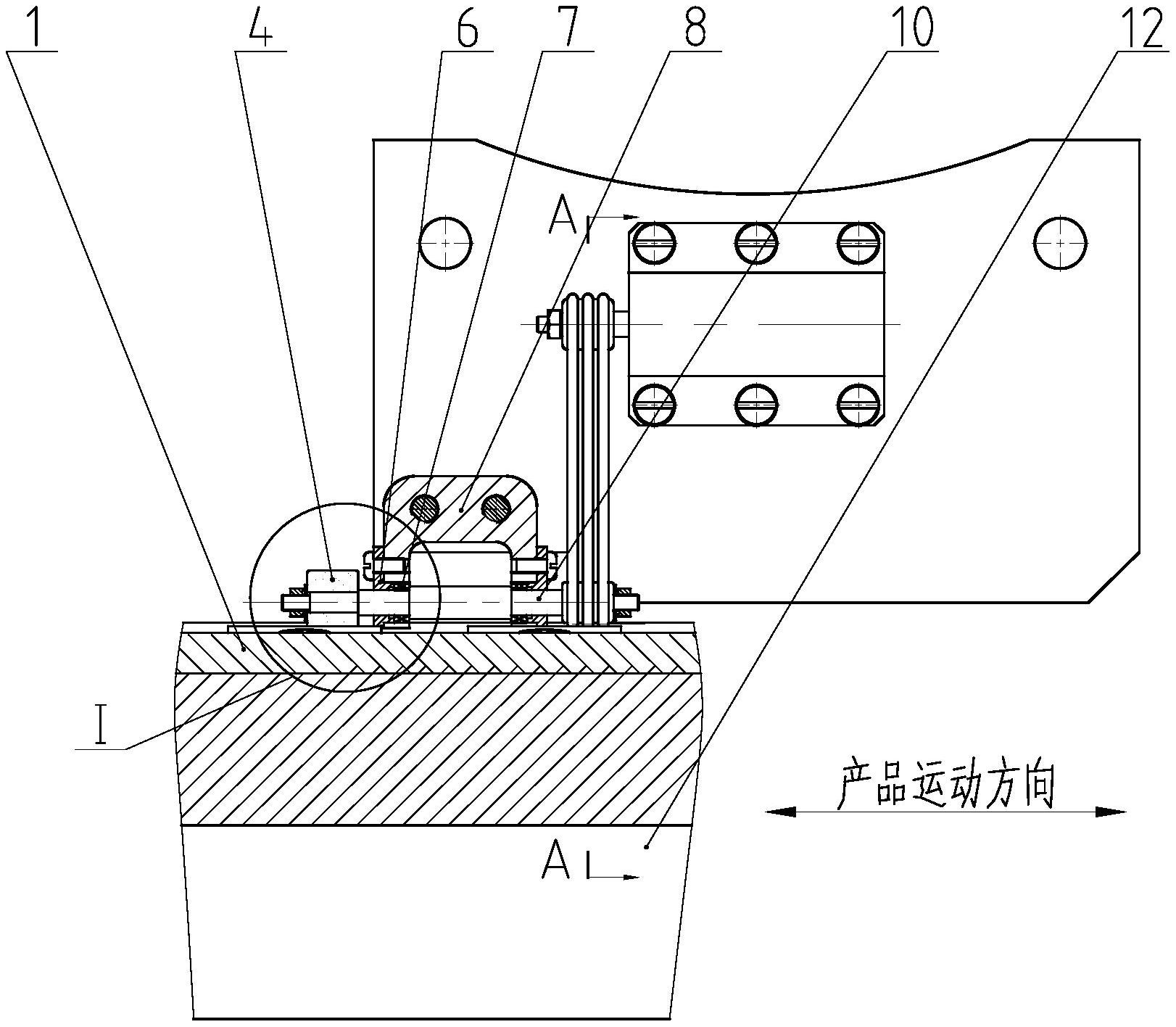 一种用于平面磨床的半圆孔磨削装置