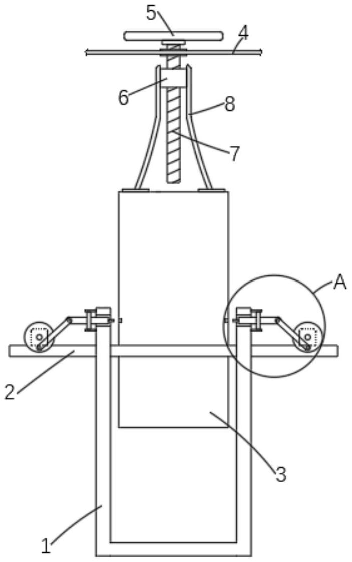 cn211547635u_給排水系統閘門防脫裝置有效