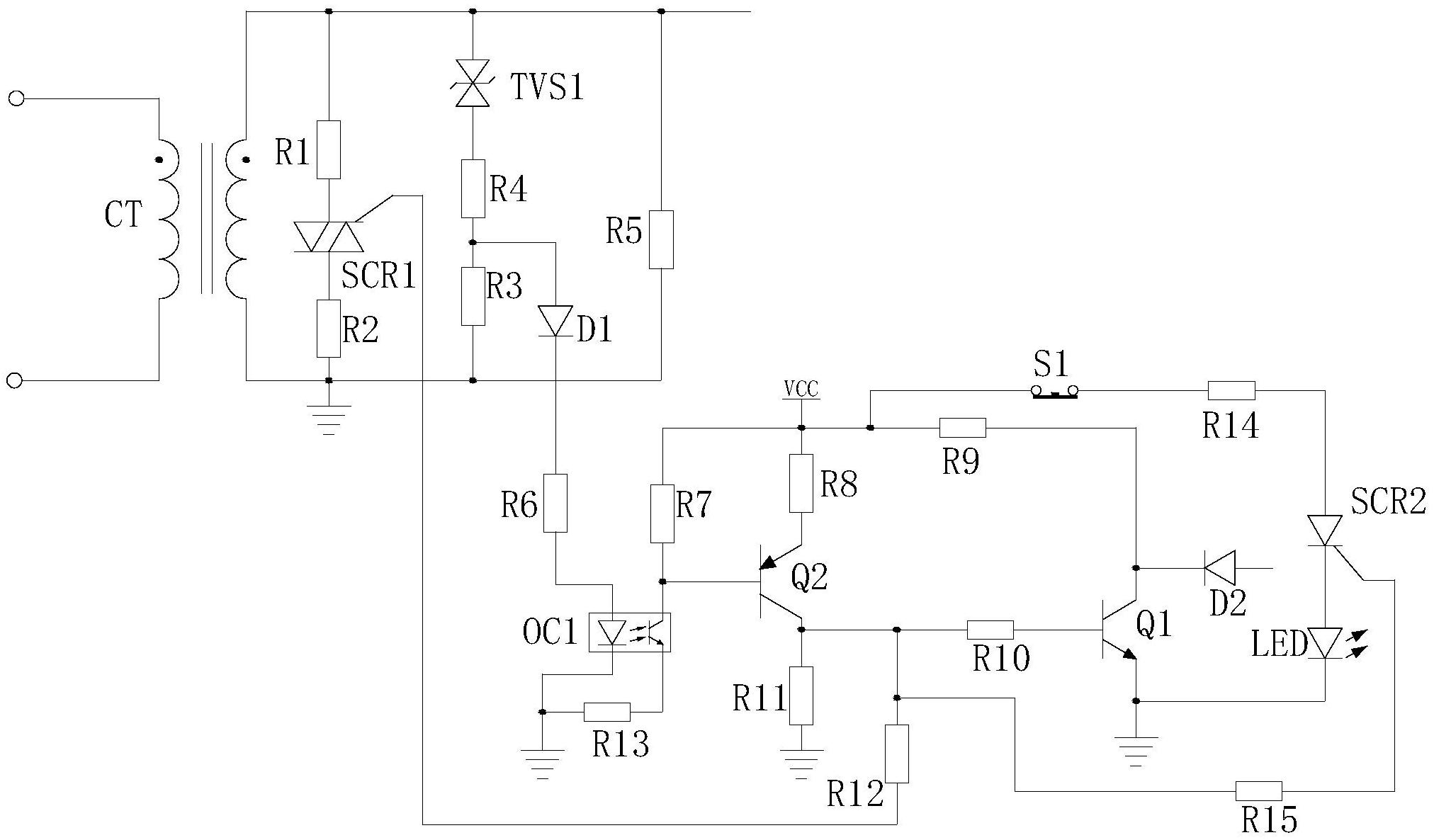 包括开路检测电路,开路执行电路,保护控制电路以及告警电路;所述开路