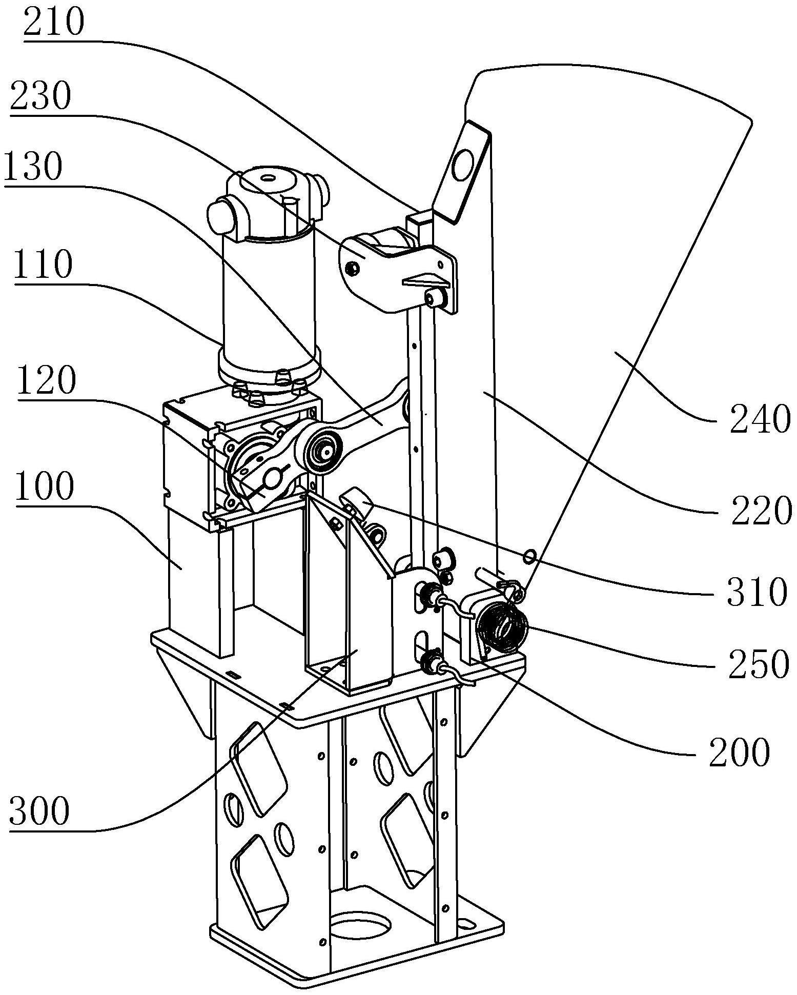 本实用新型公开了一种翼闸机机芯,包括底座,所述底