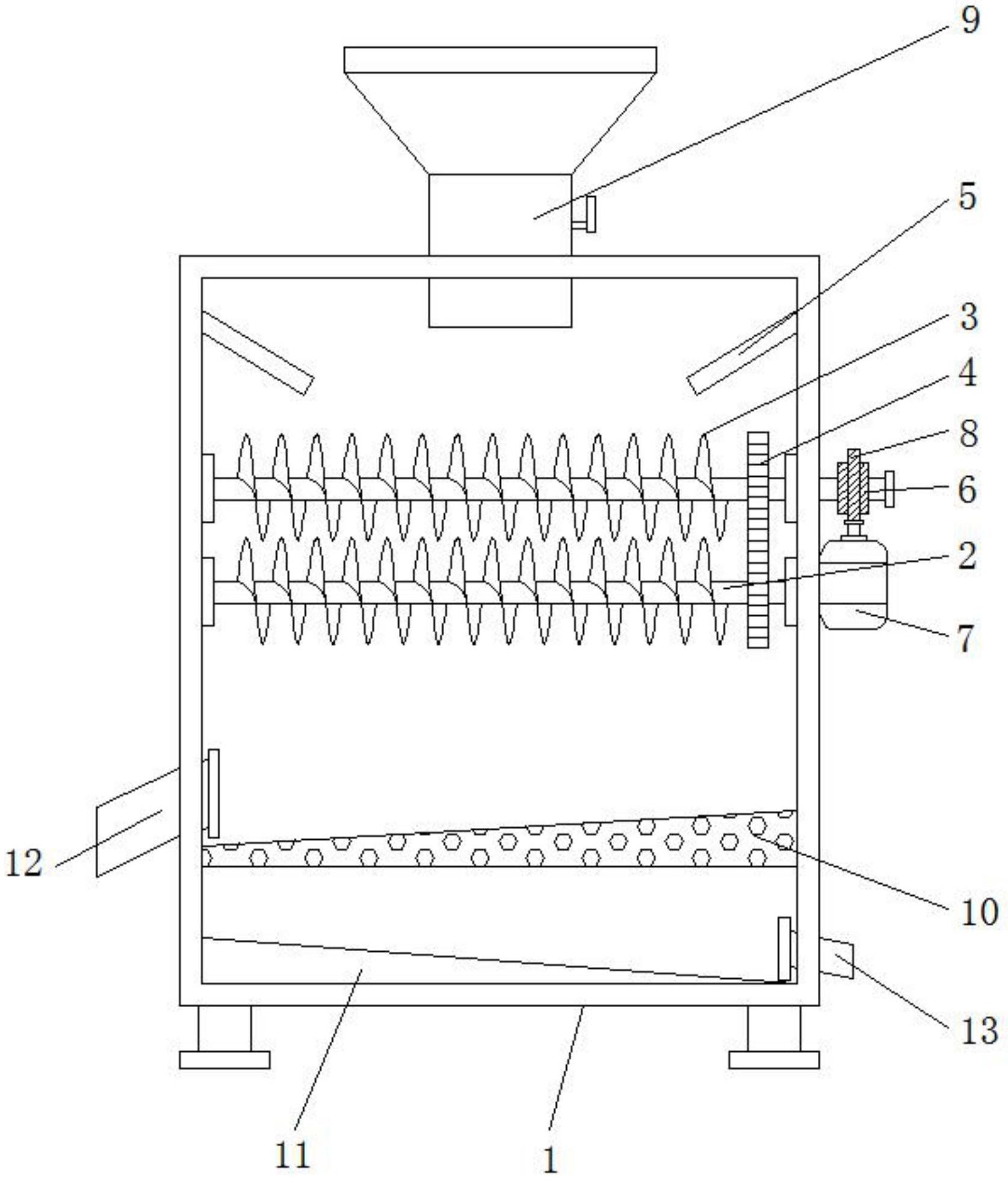 一种用于餐厨垃圾预处理的破碎制浆机