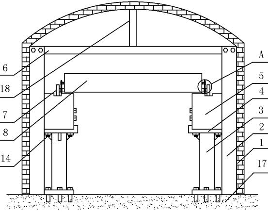 cn211619768u_一种稳固的组合式炼钢厂用钢梁结构