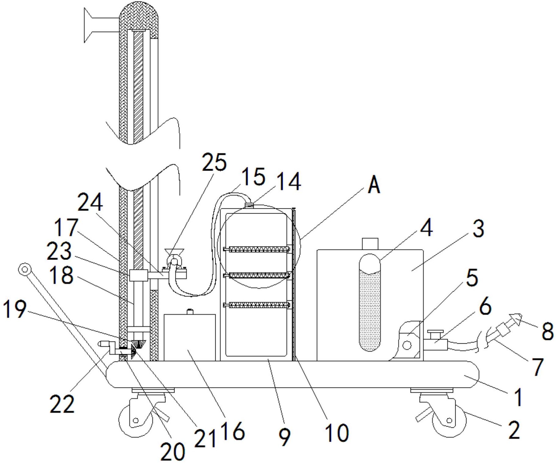 一种煤矿井下用降尘装置