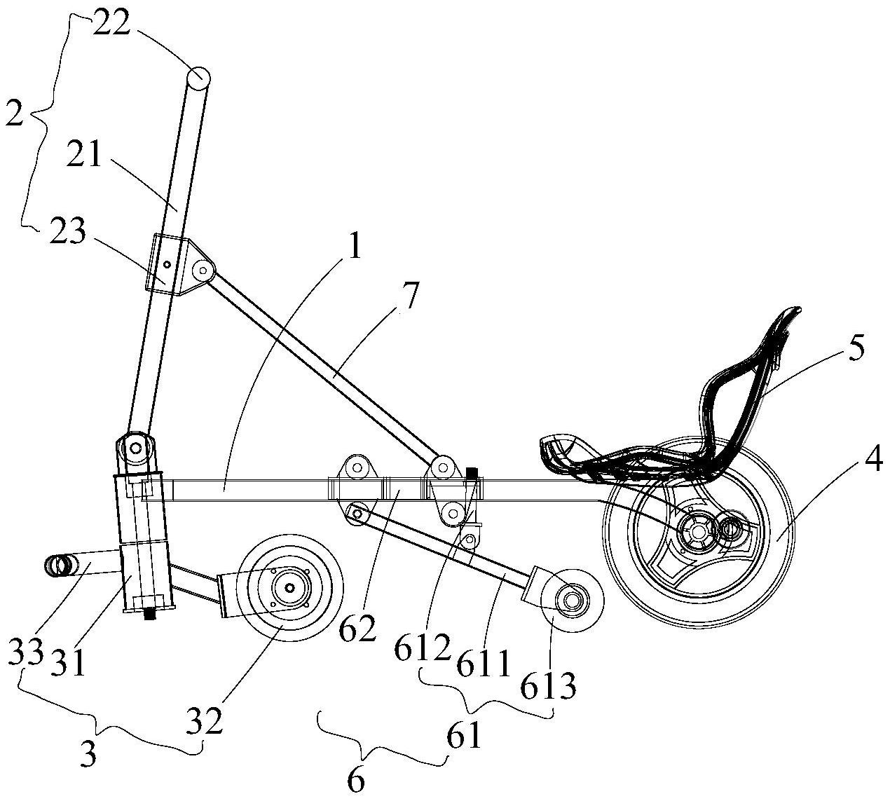 cn211642494u_一种手拉儿童车