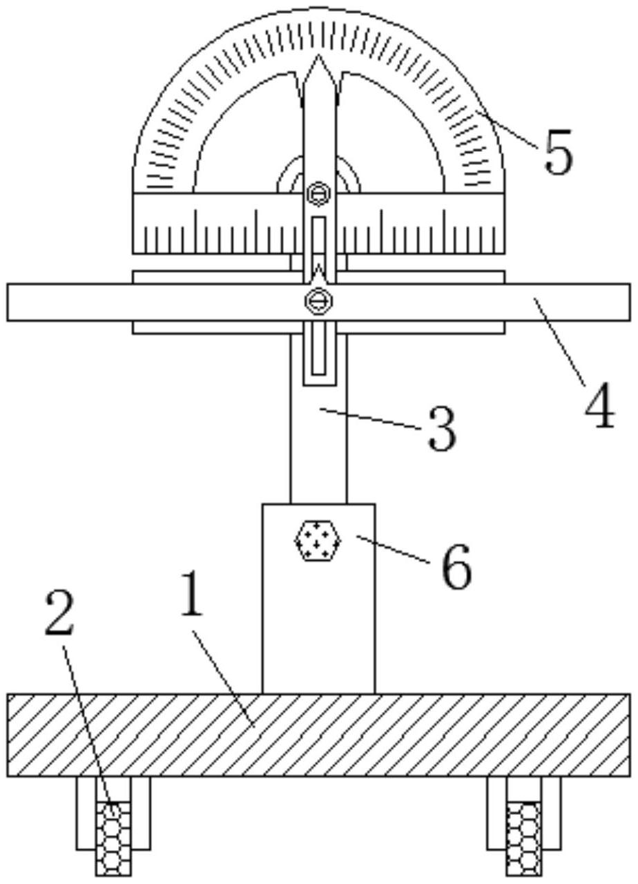 cn211668517u_一種建築工程質量檢測用垂直度檢測裝置