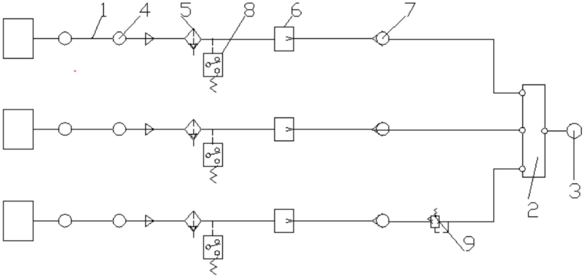 cn211680517u_一種降低激光切割壓降的氣路裝置