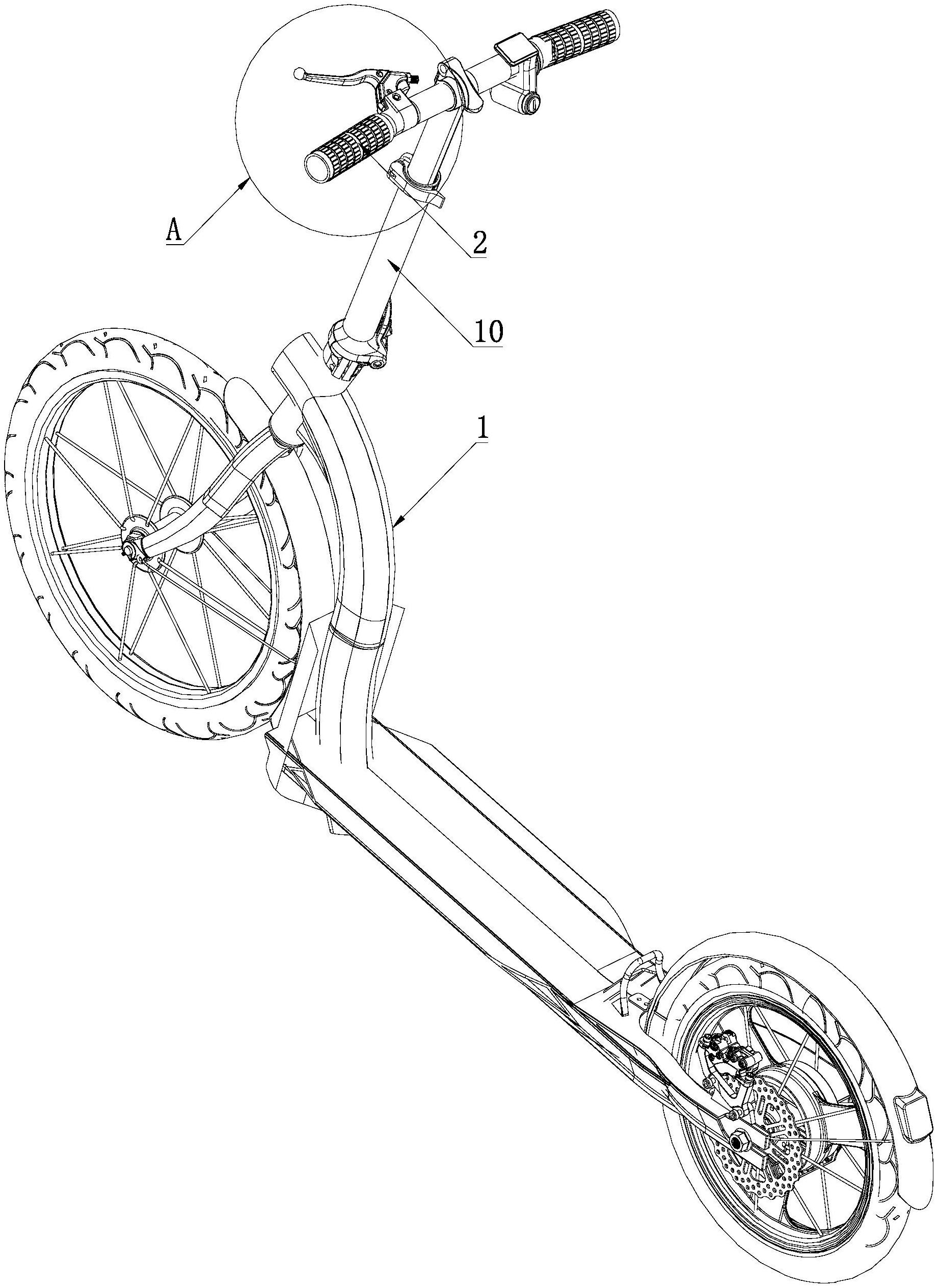cn211685476u_一种智能电动滑板车