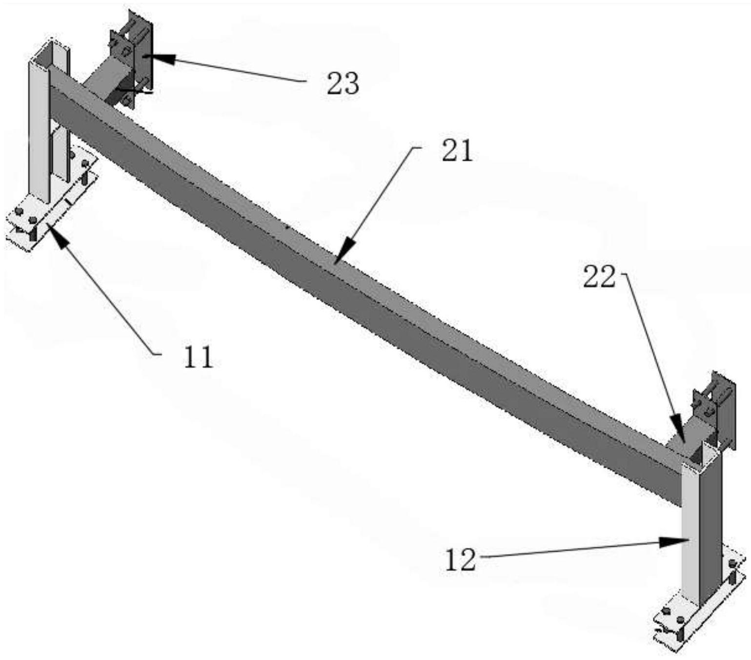 一种施工升降机单开门防冲撞装置