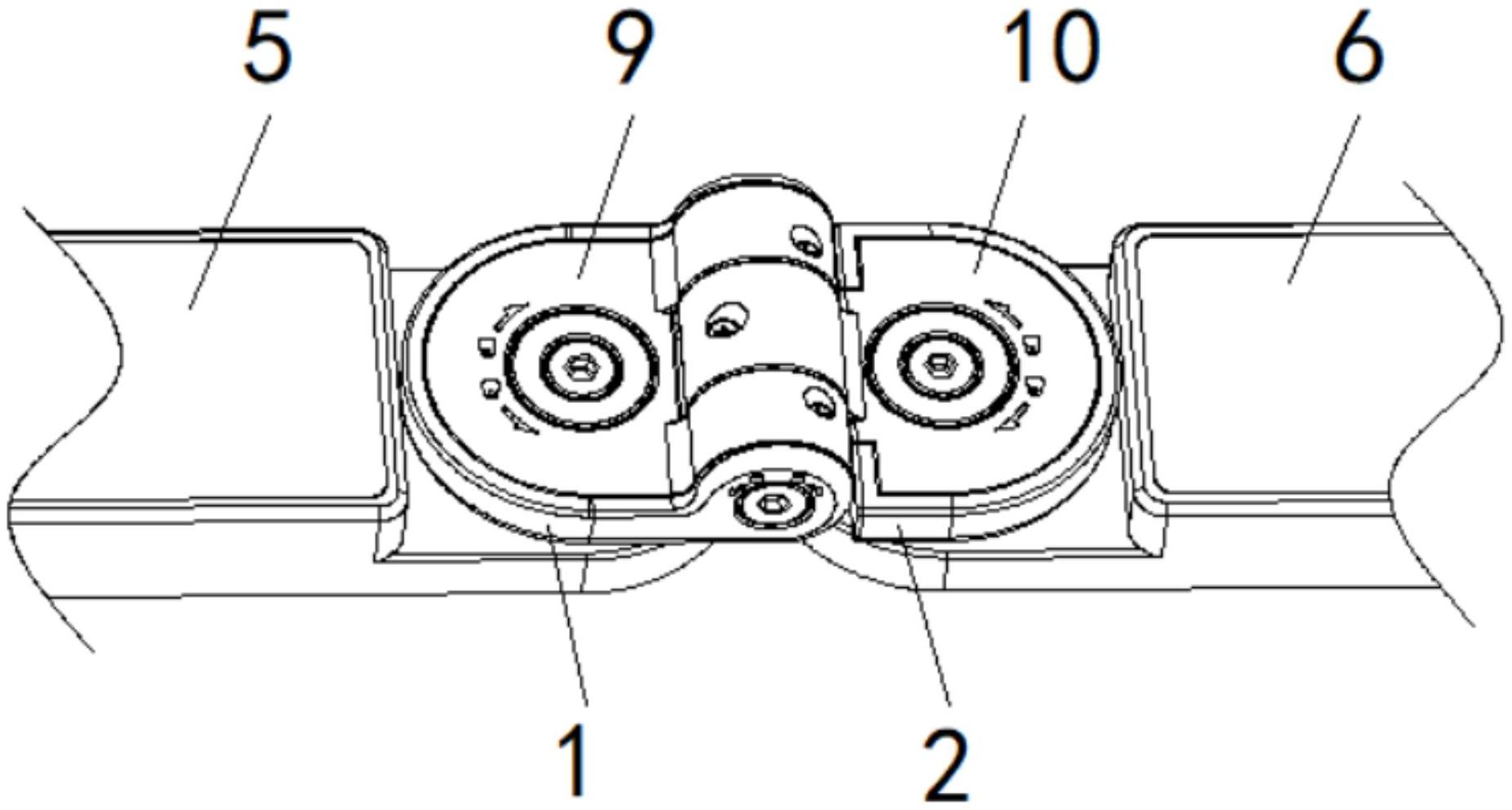cn211737737u_一种可调节转动关节松紧的万向铰链结构