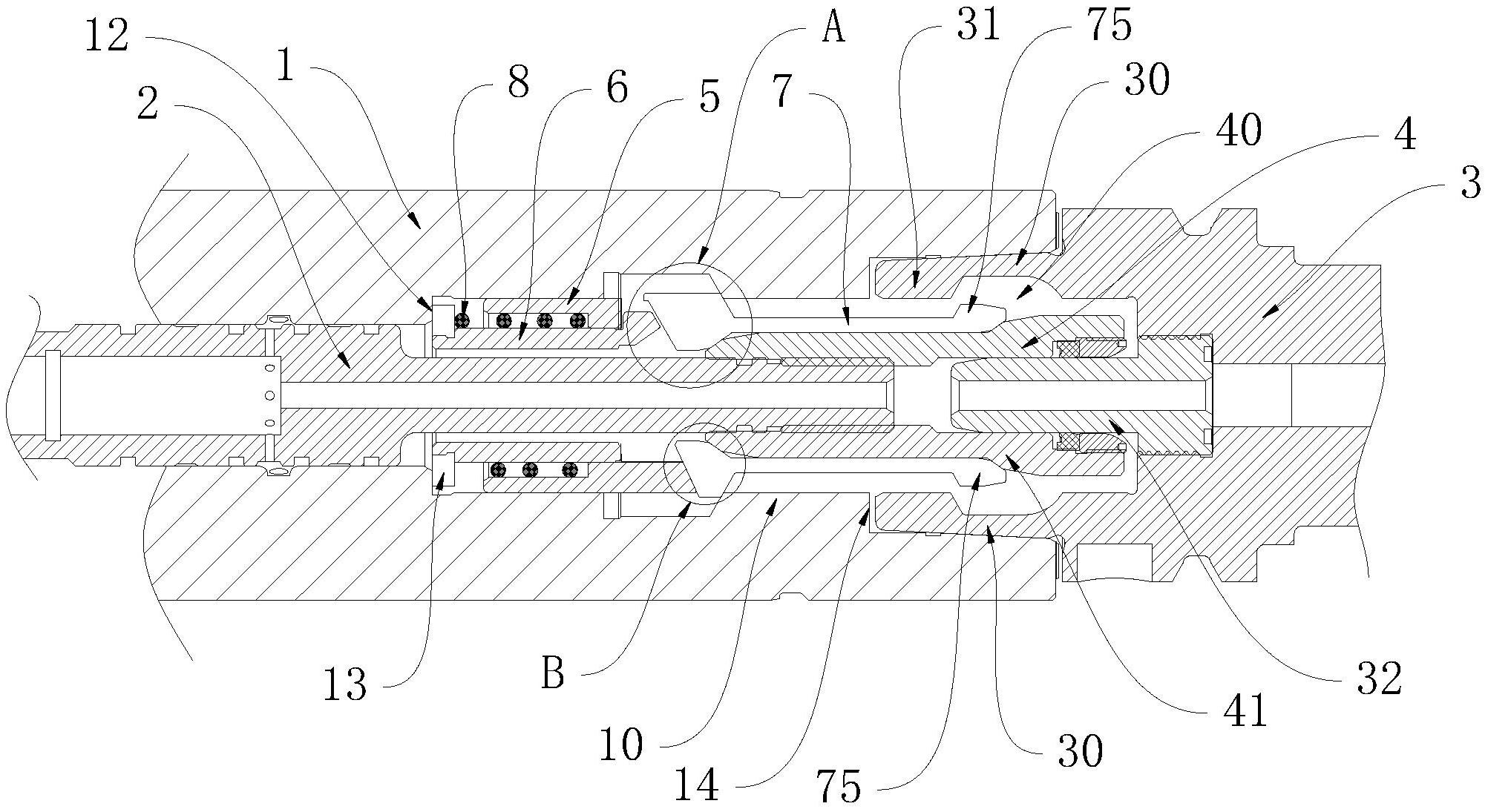 一种主轴的高可靠性拉爪执行机构