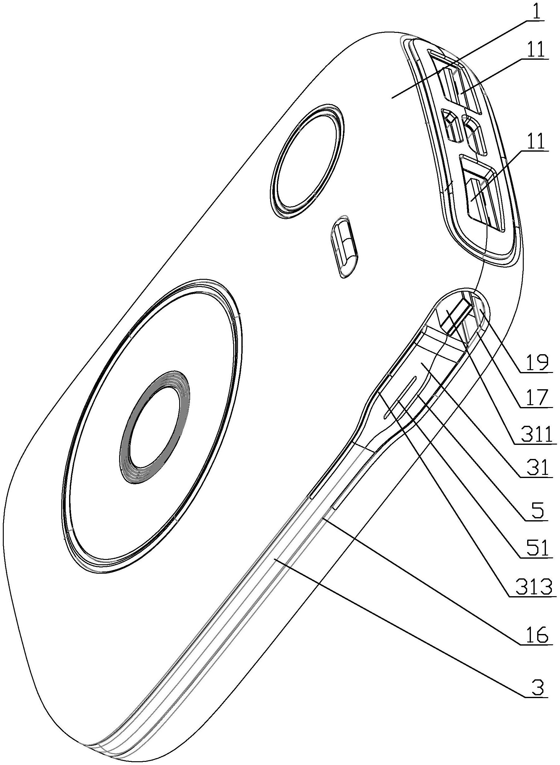 cn211790872u_一种可灵活限制数据线的移动电源