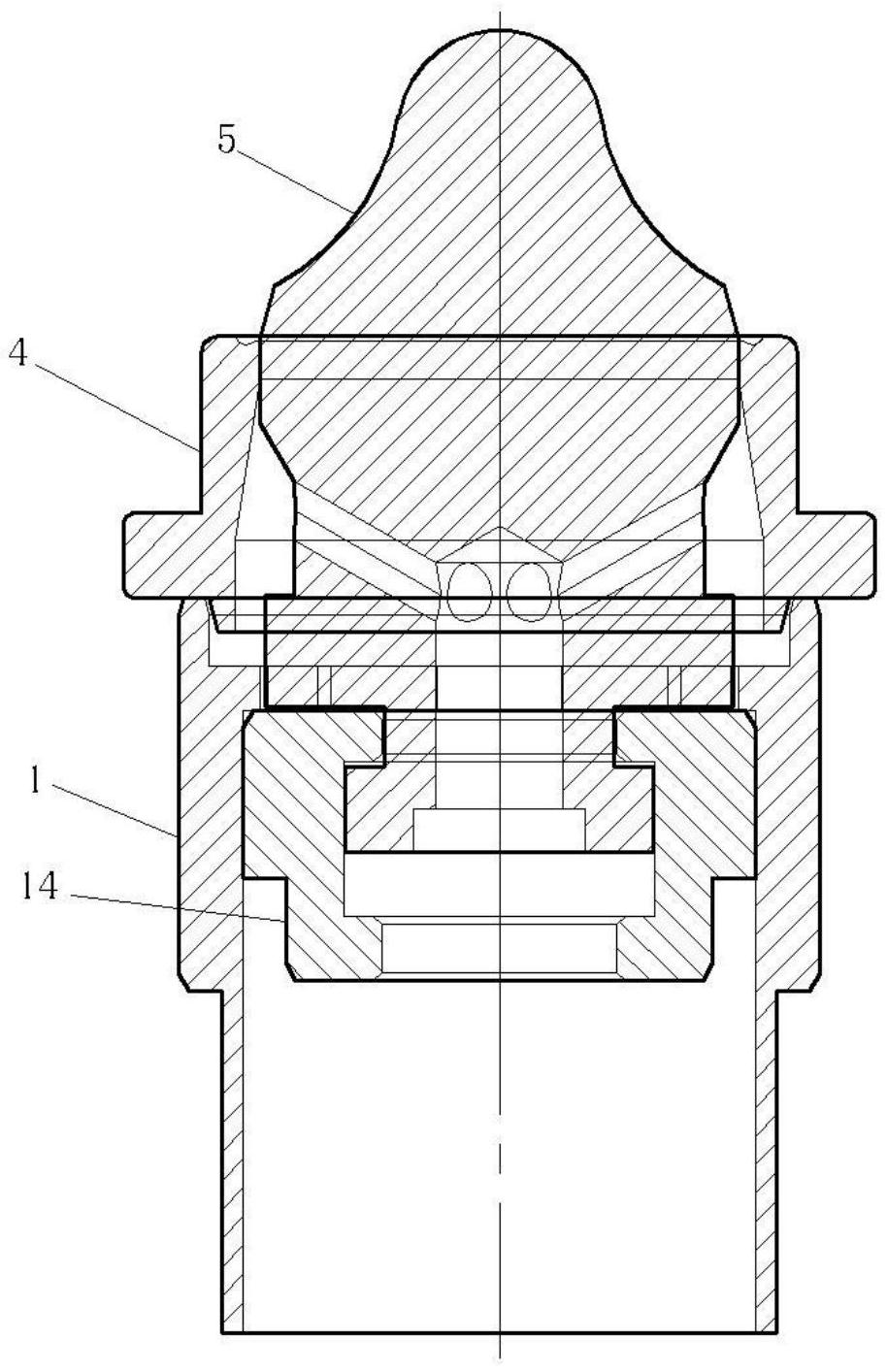 一种用于大口瓶吹吹法工艺生产的模具